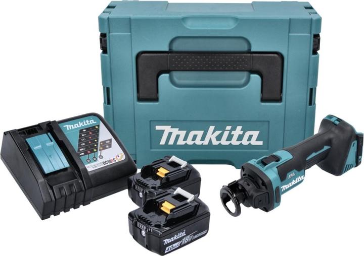 Produktbild Makita DCO 181 RMJ Akku Rotationsschneider 18 V 32000 U/min Brushless + 2x Akku 4,0 Ah + Ladegerät +