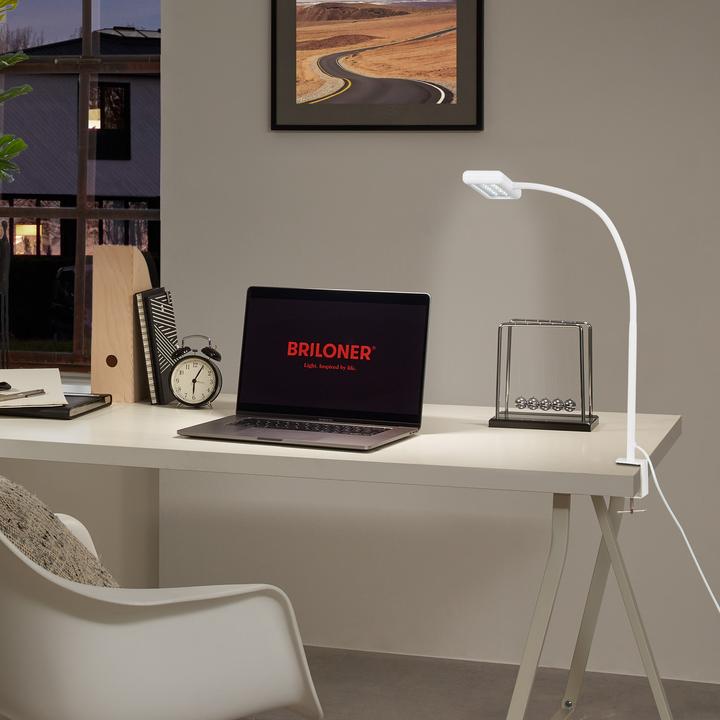 Produktbild Briloner LED Tageslicht-Klemmleuchte, weiss, LED/7,5W (800 lm)