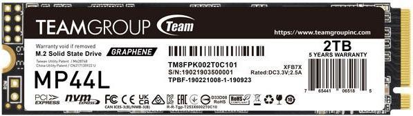 Image du produit Teamgroup MP44L (1000 Go, M.2 2280)