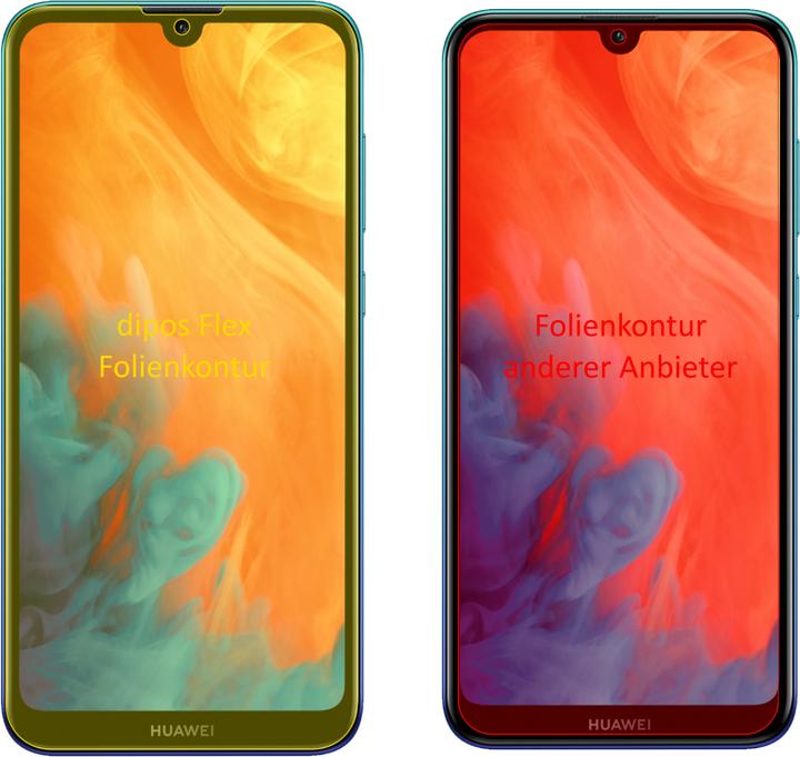 Immagine prodotto Dipos Pellicola Protettiva Full-Cover 3D (2 Pezzo/i, Huawei Y7 (2019))