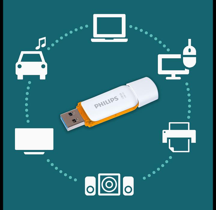 Image du produit Philips édition neige (128 Go, USB-A)