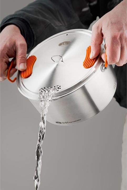 Image du produit GSI Glacier Stainless Base Camper Medium Batterie de cuisine