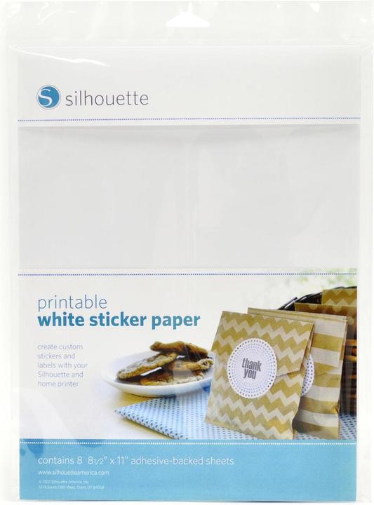 Silhouette Bedruckbare Aufkleber