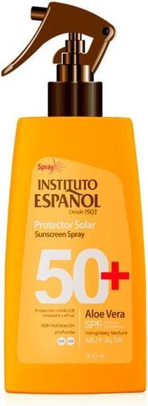 Instituto Español SOL. PROTECCION SOLAR ALOE VERA SPF50+ SPRAY 300 ML (Sonnenspray, SPF 50+, 300 ml)