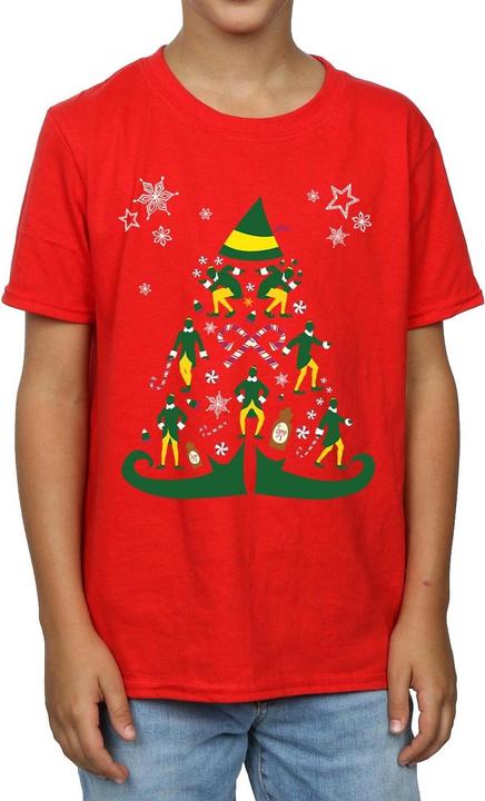Immagine prodotto Elf Christmas Tree Maglietta Ragazzi (116)
