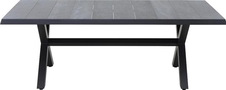 Actual product image Siena Garden Sincro Ausziehtisch 200x100cm matt anthrazit / wood-grey (200 cm)