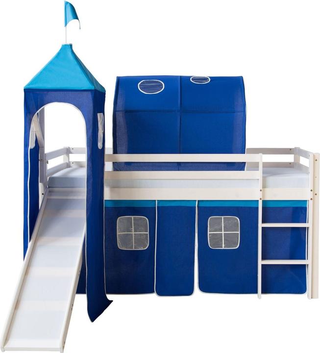 Actual product image Floki24 Tunnel for bunk beds Bed tent Bed canopy Play tunnel Cave Cot - blue
