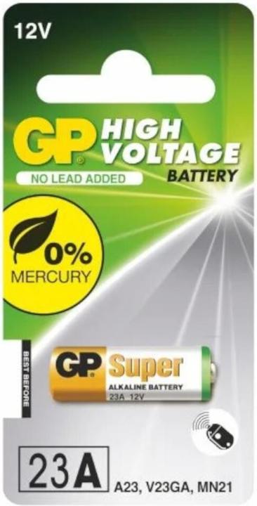 Productafbeelding GP Batteries Super Alkaline Batterij A23 (1 Pcs., A23, 55 mAh)