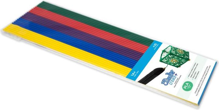 3Doodler CREATE FILAMENT PLA 5 COLORI PL-MIXNEW2 Acido polilattico (PLA),, Viola (PLA, ABS, 3 mm, 2 g, Multicolore)