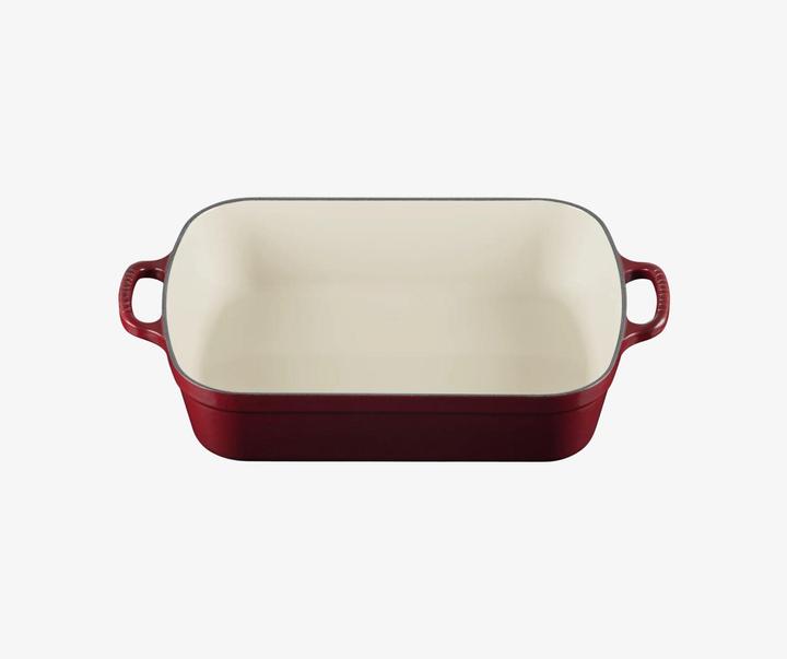 Actual product image Le Creuset Cast iron roasting pan SIGNATURE Garnet