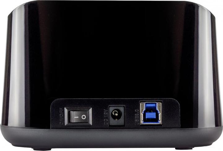 Produktbild Fantec DS-X2U3-Glanz - Bis zu 2x 6,35cm 2,5Zoll und/oder bis zu 8,89cm 2x 3,5Zoll SATA HDD Klon &... (2.5", 3.5")