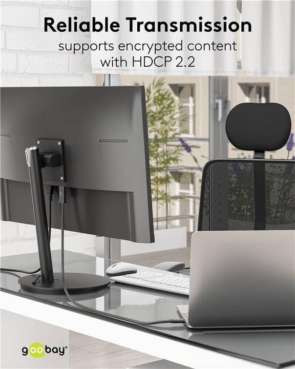 Produktbild Goobay HDMI – USB C (1 m, HDMI, USB Typ C)