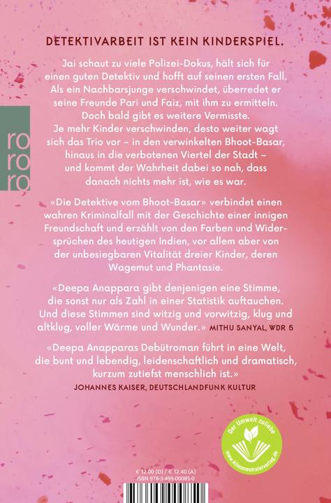Immagine prodotto Die Detektive vom Bhoot-Basar (Tedesco, Deepa Anappara, 2021)