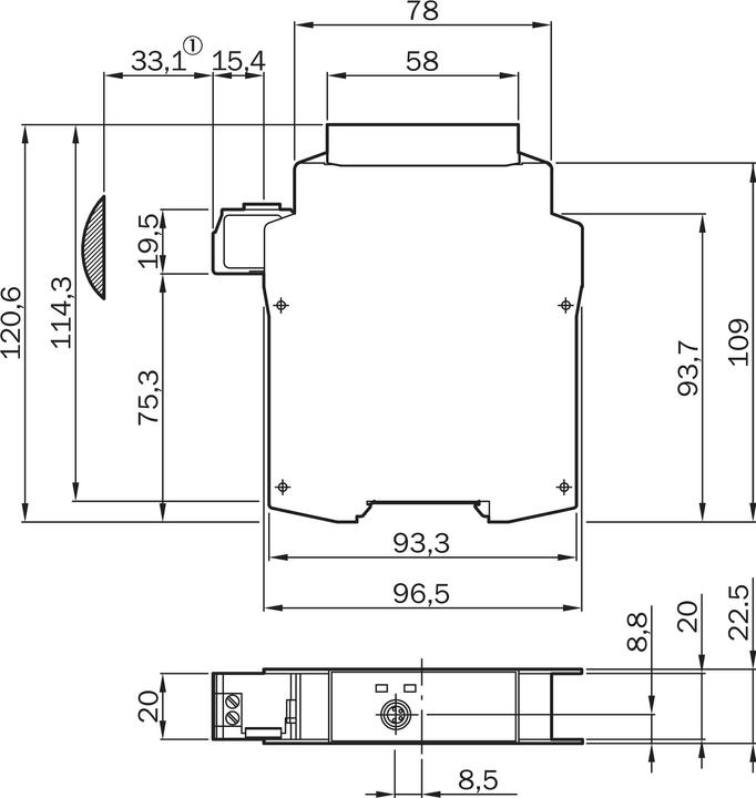 Actual product image Sick Safety controls