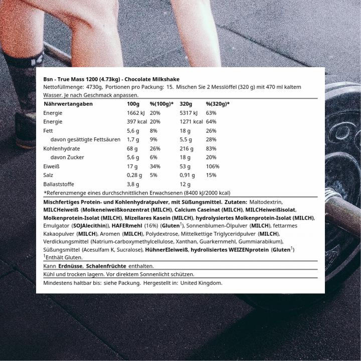 Produktbild BSN True Mass (Schokolade, 1 Stk., 4730 g)