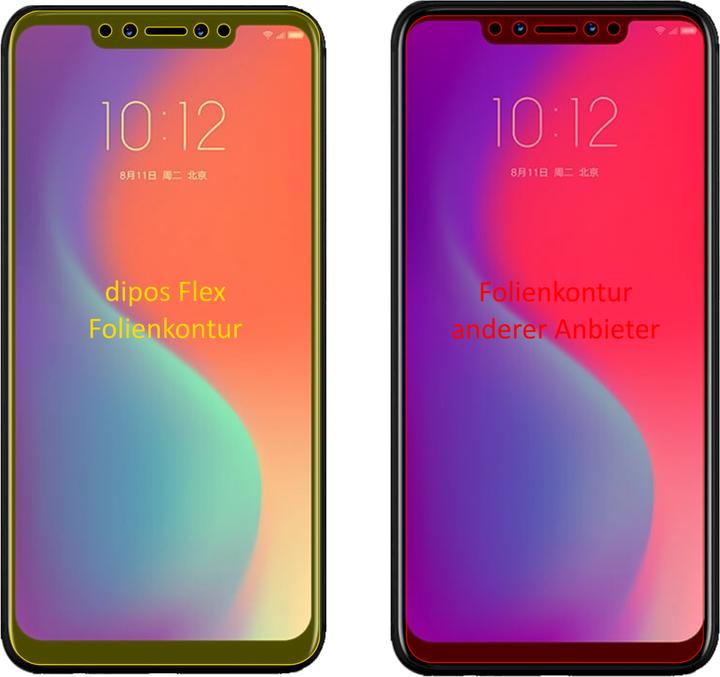 Actual product image Dipos Screen Protector Full-Cover 3D (3 Piece, Lenovo S5 Pro)