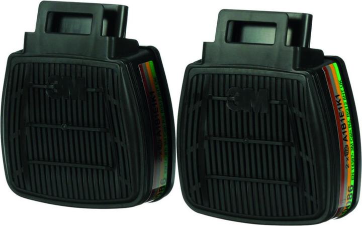 Actual product image 3M Combination filter Secure Click against gases / vapours (Replacement respirator filter)