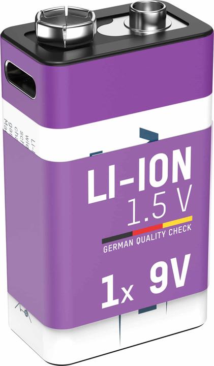 Ansmann Premium Rechargeable (1 Stk., 9V Block, 400 mAh)