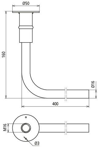 Produktbild Dehn Betonstahl-Erdungsbrücke gebogen mit 419020