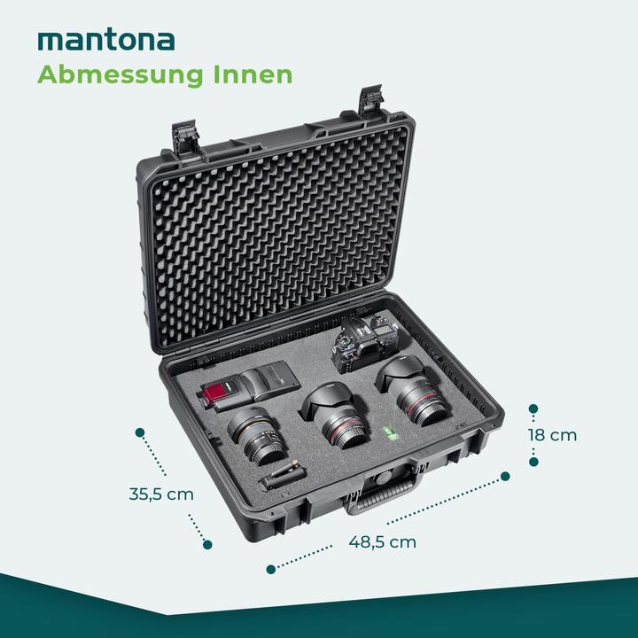 Produktbild mantona Outdoor Schutz-Koffer L (Fotokoffer, 18.48 l)