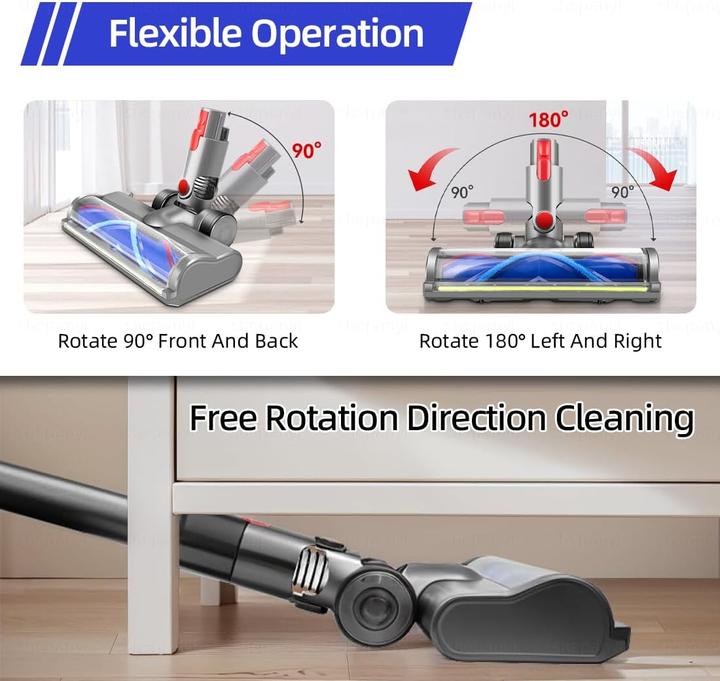 Produktbild Plutoos Ersatzbürste mit Staubsensor für Dyson V7–V15 & SV-Modelle