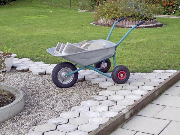 Actual product image Kerbl Support wheels for wheelbarrow