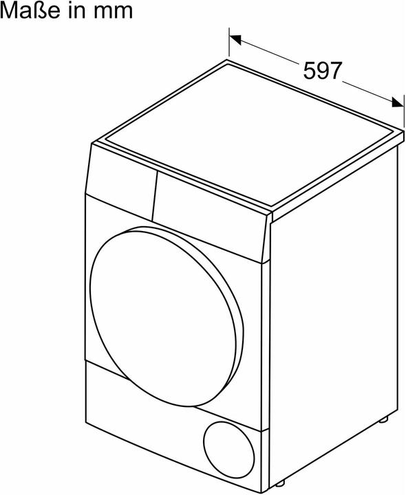 Produktbild Bosch Hausgeräte WQG2330RCH (8 kg, Rechts, CH-Stecker)