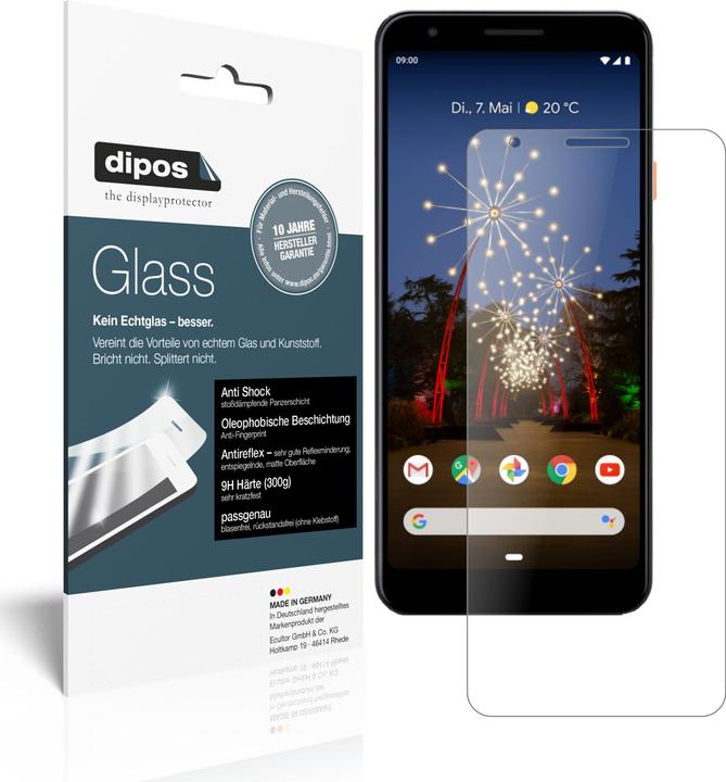 Image du produit Dipos Film de Protection d’écran Anti-Shock (1 pièce(s), Google Pixel 3a)