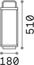 Produktbild Ideal lux STARDUST LED Tischleuchte 3W dimmbar Anthrazit IP54 warmweiss 250885 (330 lm)