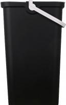 Actual product image Tontarelli fashion bin with handle 38l white/black (38 l)