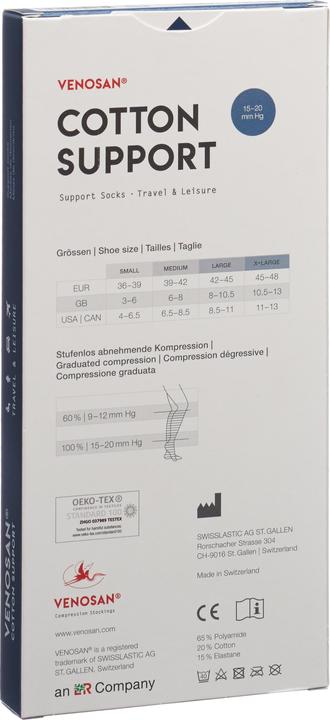 Image du produit Venosan COTTON SUPPORT Socks A-D XL navy (XL)