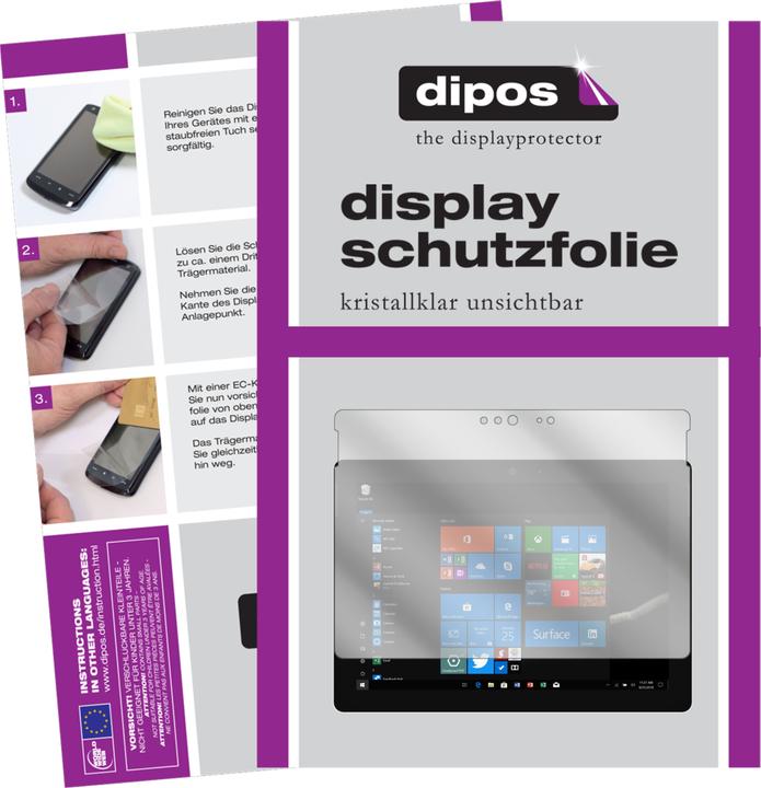 Dipos Displayschutzfolie Crystalclear (10")
