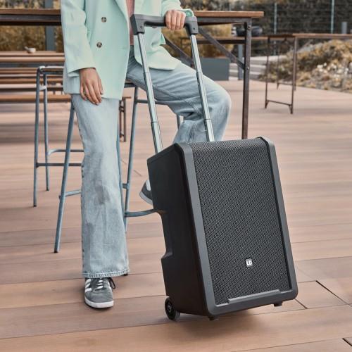 Actual product image LD Systems ANNY® 10 BPH B8 - 10" mobile Bluetooth® PA speaker with rechargeable battery, mixer and 1x headset (1x 80 W)