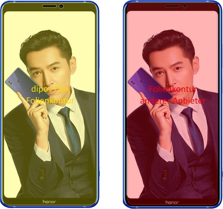 Produktbild Dipos Displayschutzfolie Full-Cover 3D (2 Stück, Honor Note 10)