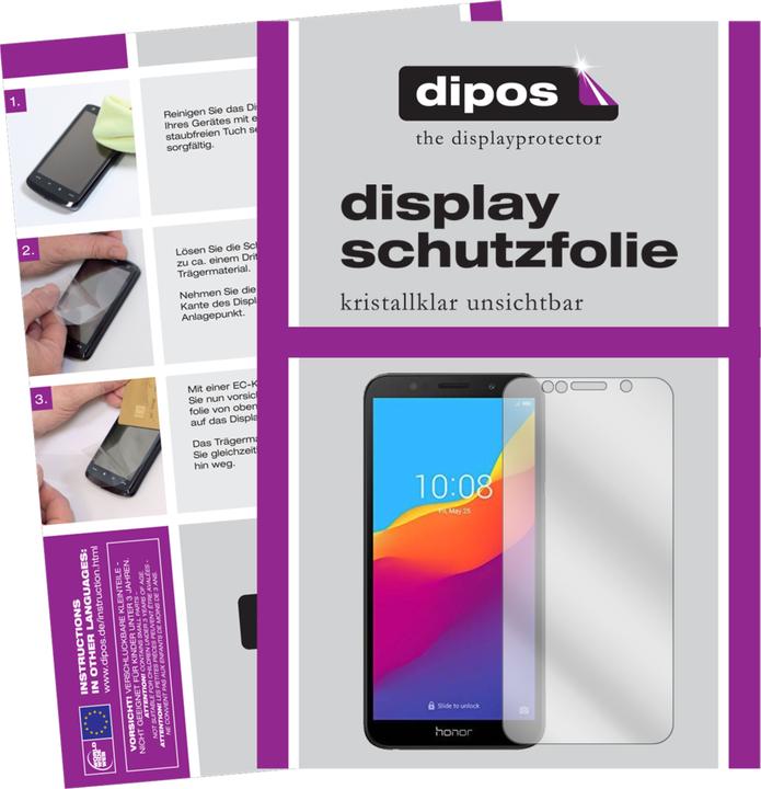 Image du produit Dipos Film de Protection d’écran Crystalclear (1 pièce(s), Honneur 7s)