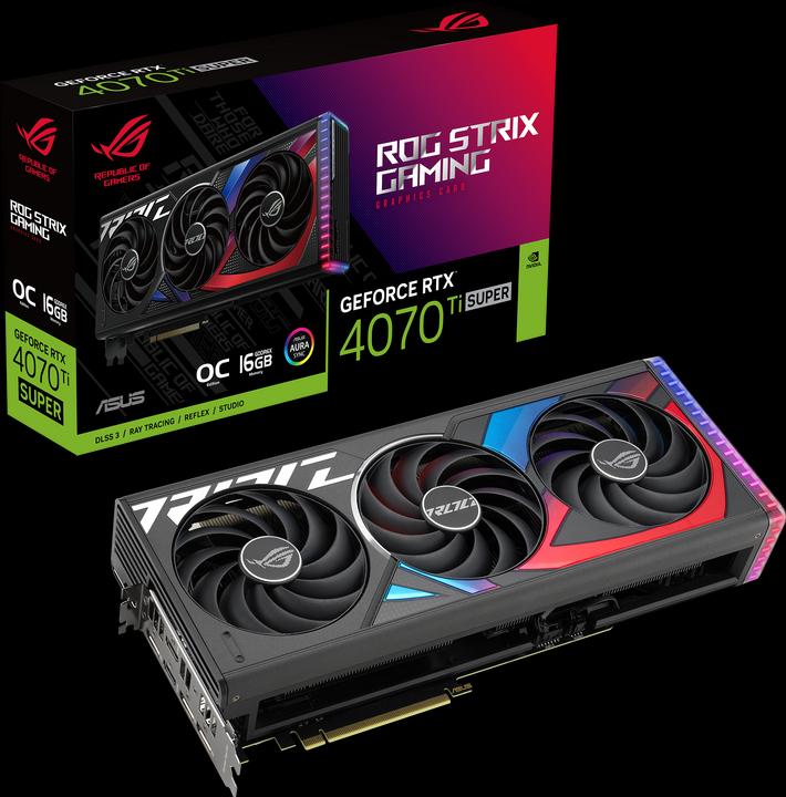 Actual product image ASUS Strix GeForce RTX 4070 Ti SUPER OC Edition (16 GB)