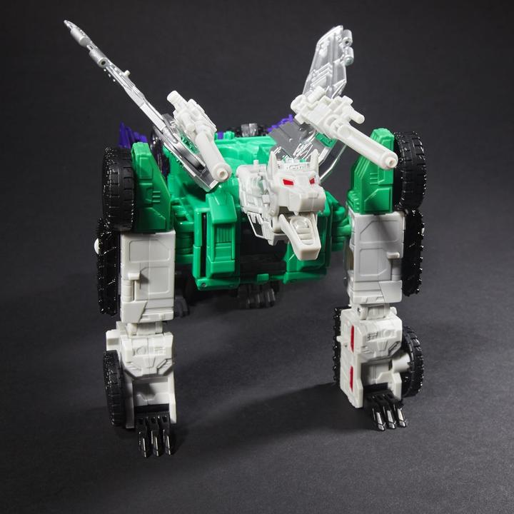 Actual product image Hasbro Transformers Generations Titans Return Six Shot Leader Action Figure