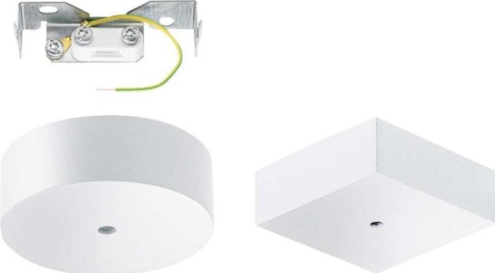 Trilux Boîtier de raccordement au plafond ZAA/01 4601700 blanc, rond p. Opendo / LUCEO / ATIRION
