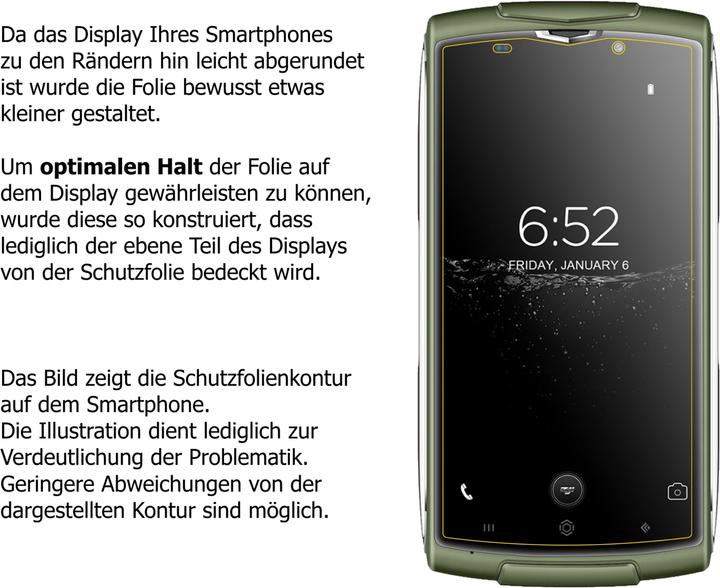 Actual product image Dipos Screen Protector Anti-Shock (2 Piece, Zoji Z7)