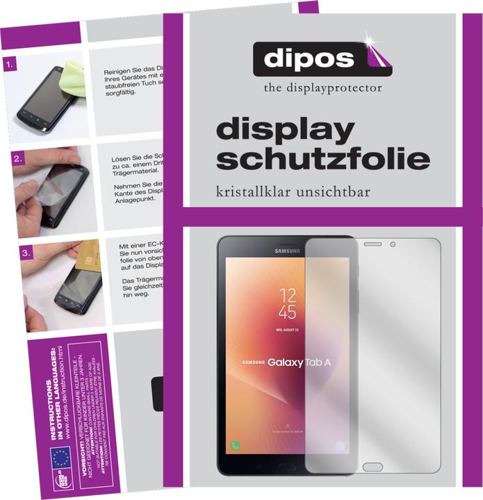 Produktbild Dipos Displayschutzfolie Crystalclear (2 Stück, Galaxy Tab A 8.0 (2017))
