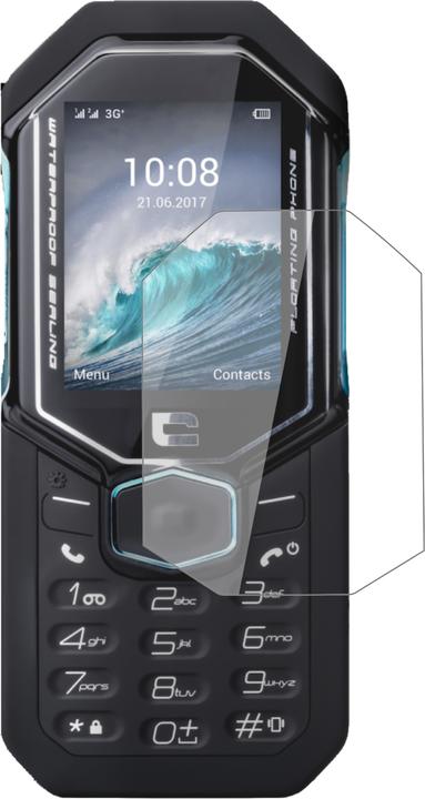 Actual product image Dipos Screen Protector Anti-Shock (2 Piece, Crosscall Shark-X3)