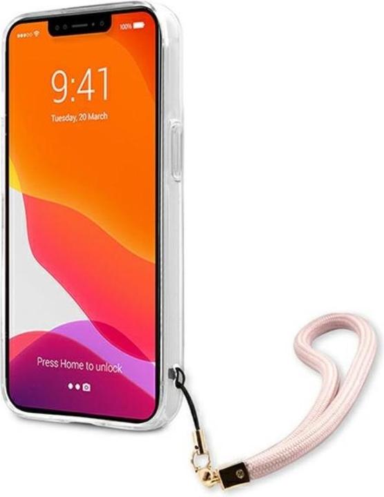 Image du produit Guess Couverture rigide Marble Stripe avec sangle (Apple iPhone 13 Pro Max)