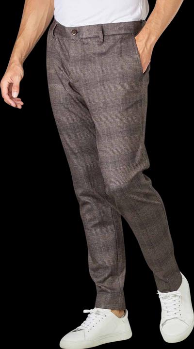 Actual product image Alberto Rob Glencheck Pant Slim Fit Check (W33/L34)