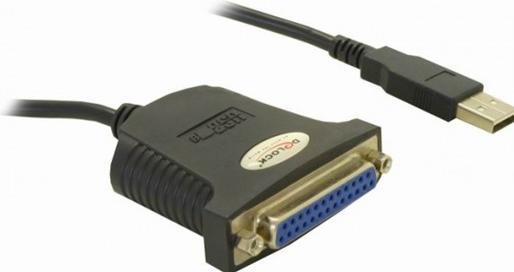 Actual product image Delock USB - Parallel Adapter (0.80 m, Parallel (printer))
