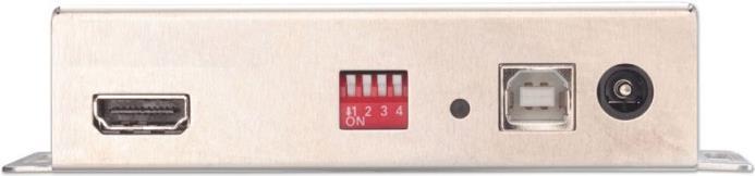 Actual product image Lindy EDID/DDC Emulator for HDMI. Clones and emulates DDC data, supports HDCP and 3D