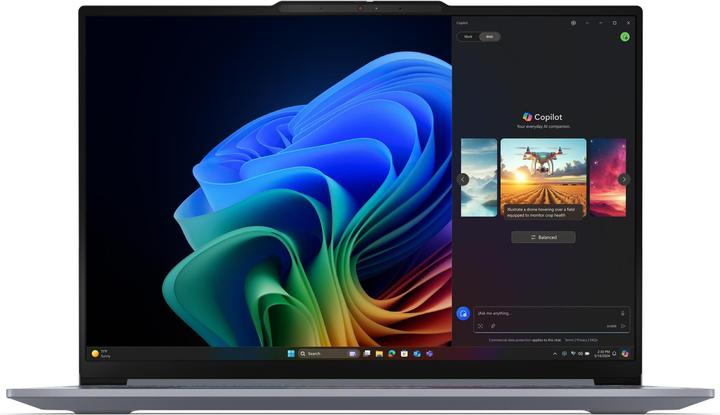 Actual product image Lenovo ThinkBook 16 Gen 7 (16", Snapdragon X Plus X1P-42-100, 16 GB, 512 GB, DE)