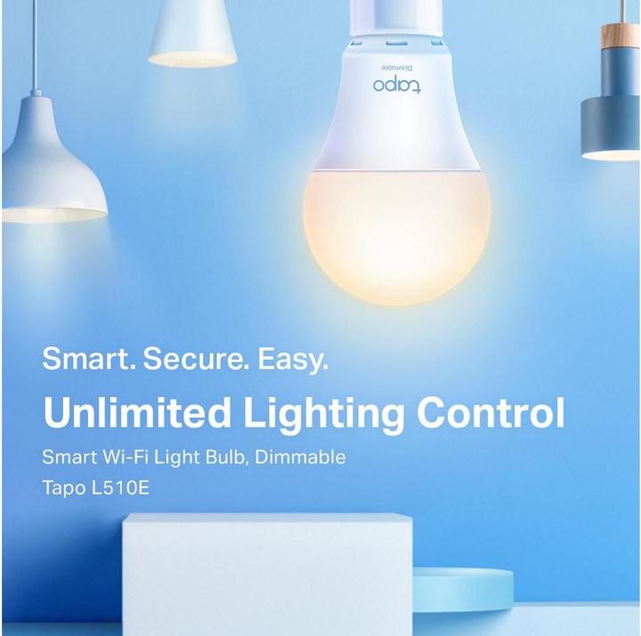 Produktbild TP-Link Tapo L510E (1-pack) (E27, 8.70 W, 806 lm, 1 x, F)