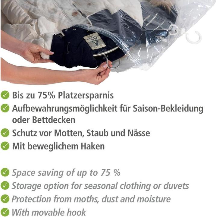 Produktbild Wenko 2 Vakuumbeutel-Set für Kleidung