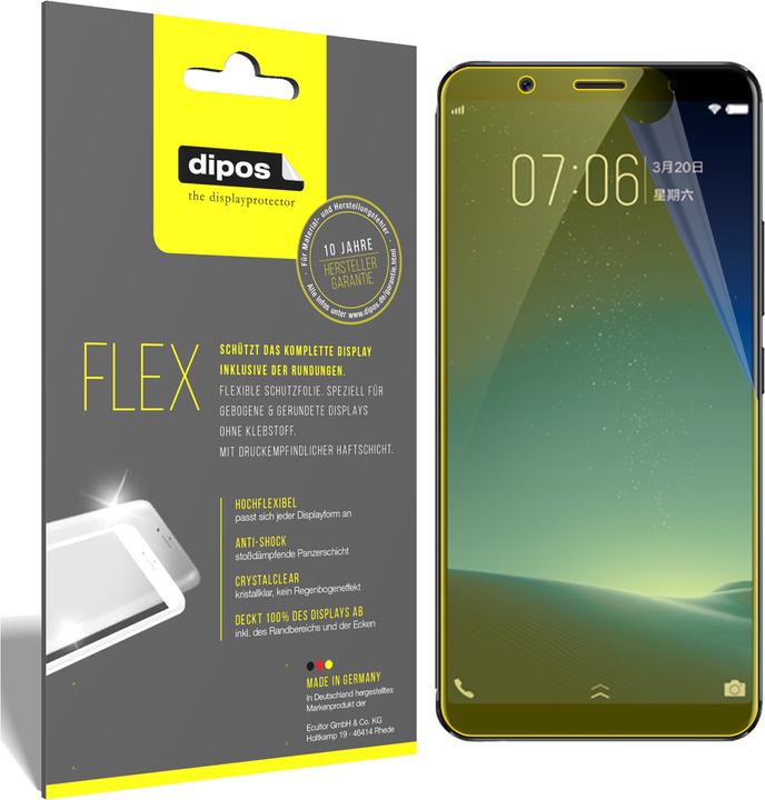 Immagine prodotto Dipos Pellicola Protettiva Full-Cover 3D (3 Pezzo/i, Vivo X20 Plus)