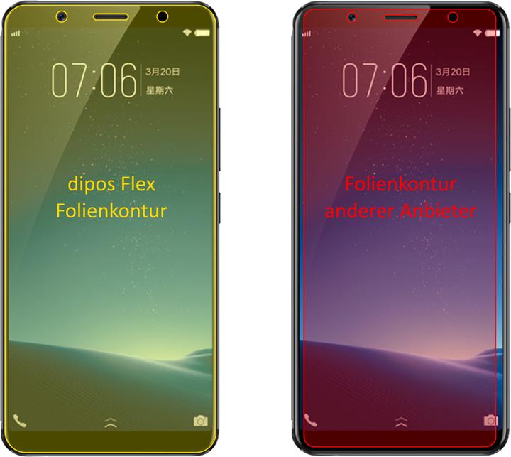 Immagine prodotto Dipos Pellicola Protettiva Full-Cover 3D (3 Pezzo/i, Vivo X20 Plus)